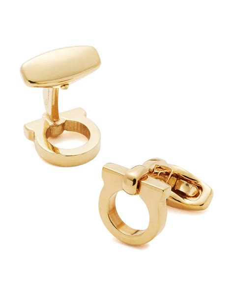 ferragamo gancini cufflinks.